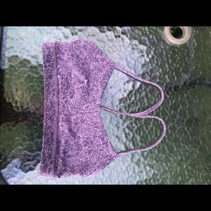Lululemon floral sports bra